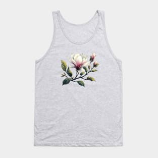 Magnolia Flower Tank Top